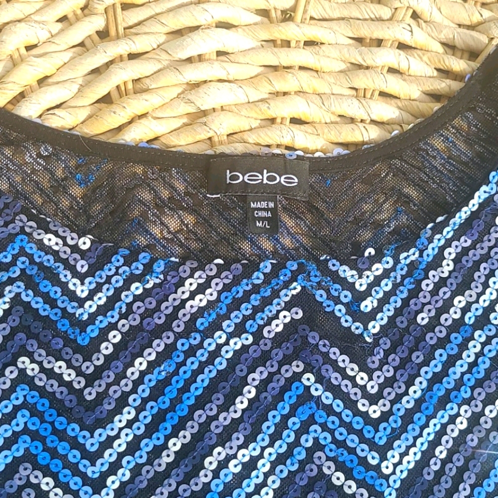 Sequin Bebe Top - image 4
